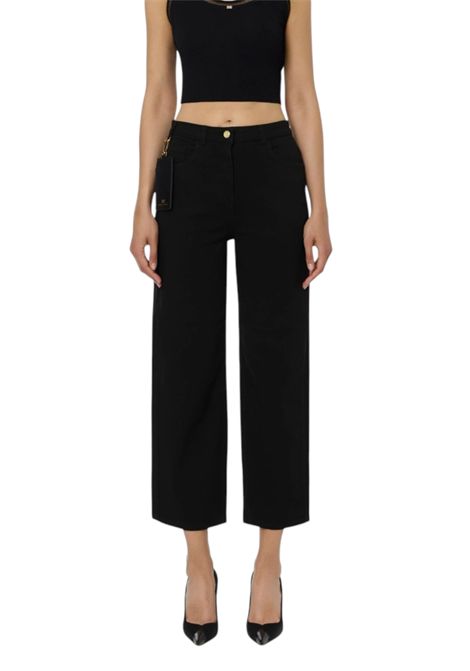 Jeans in drill di cotone ELISABETTA FRANCHI | Pantaloni | PJ04D56E2110